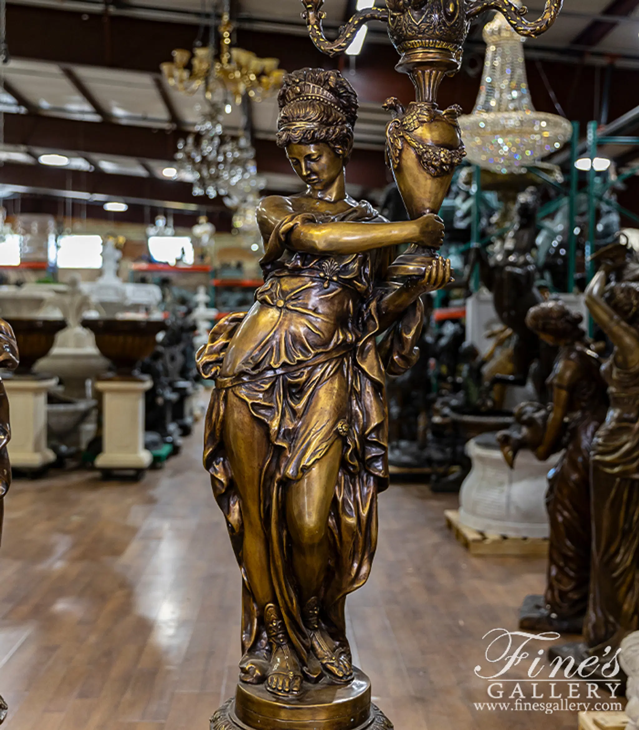 Lighting Lamposts - Stunning Outdoor Bronze Lampost Pair - LMP-039